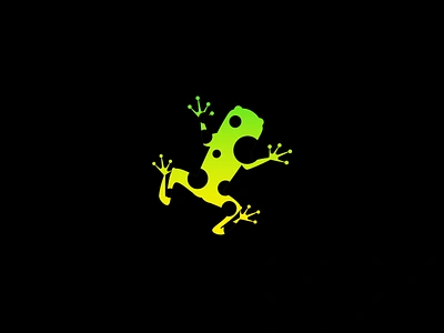 Luminous Frog Logo Design custom logo customized logo dynamic flat frog frog illustration frog logo frog logo design froggy frogs graphic design hand drawn logo illustration logo luminous luminous logo minimal modern symbolic tadpole