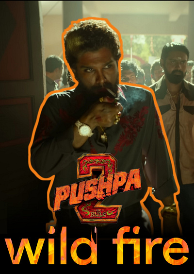 Pushpa 2 graphic design