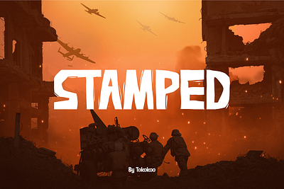 STAMPED branding children design display font font game gaming instagram movie poster thumbnails typografi youtube