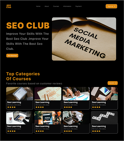 SEO CLUB 3d animation branding graphic design logo motion graphics ui