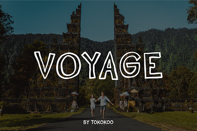 VOYAGE branding design display font elegant font gaming instagram movie poster posters typeface youtube