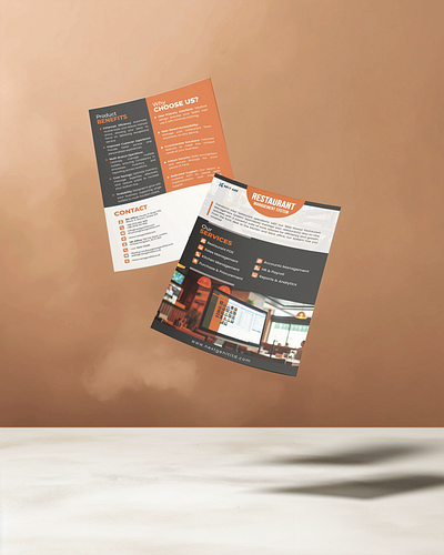 Brochure Design adobe illustrator branding brochure brochure marketing graphic design illustration illustrator management system brochure photoshop restaurant brochure restaurant management system social marketing ui ui ux design vector