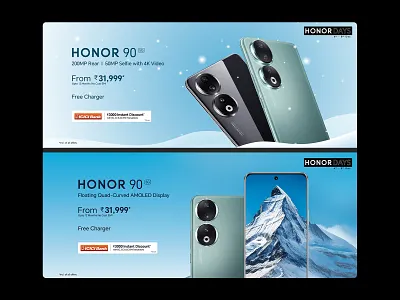 Winter-Inspired Creative Banners