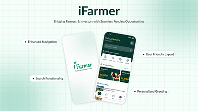 iFarmer - Mobile App Redesign appdesign appinspiration applandingpage appredesign appui designinspiration figma ifarmer landing page minimalapp mobileapp mobileui modernapp moderndesign modernlayout uidesign uiux userfriendlyapp