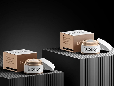 Branding @Losira beauty brand design brand guidelines brand identity branding cream design identity logo logo design logodesign luxury makeup mark minimalism modern natural versatility