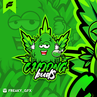 Buds Mascot Logo buds logo business logo illustration mascot logo twitch logo