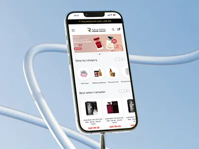 E-Commerce | Cosmetics & Perfume Website UX UI | "Strenuix" apps beauty betuty product cosmetic cosmetic store e commerce ecommerce eshop interface luxury perfume luxury product makeup perfume personal care skin skincare ui ux web website