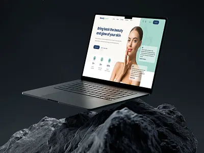 BeautyQueen- Spa & Beauty Website Design beauti beautiful spa beauty branding design hero hero section landing page mockup spa spa beauty spa beauty trendy typography ui uiux ux web design website website design