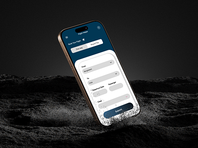 Flight Helper App UI Design app design flight interface ui