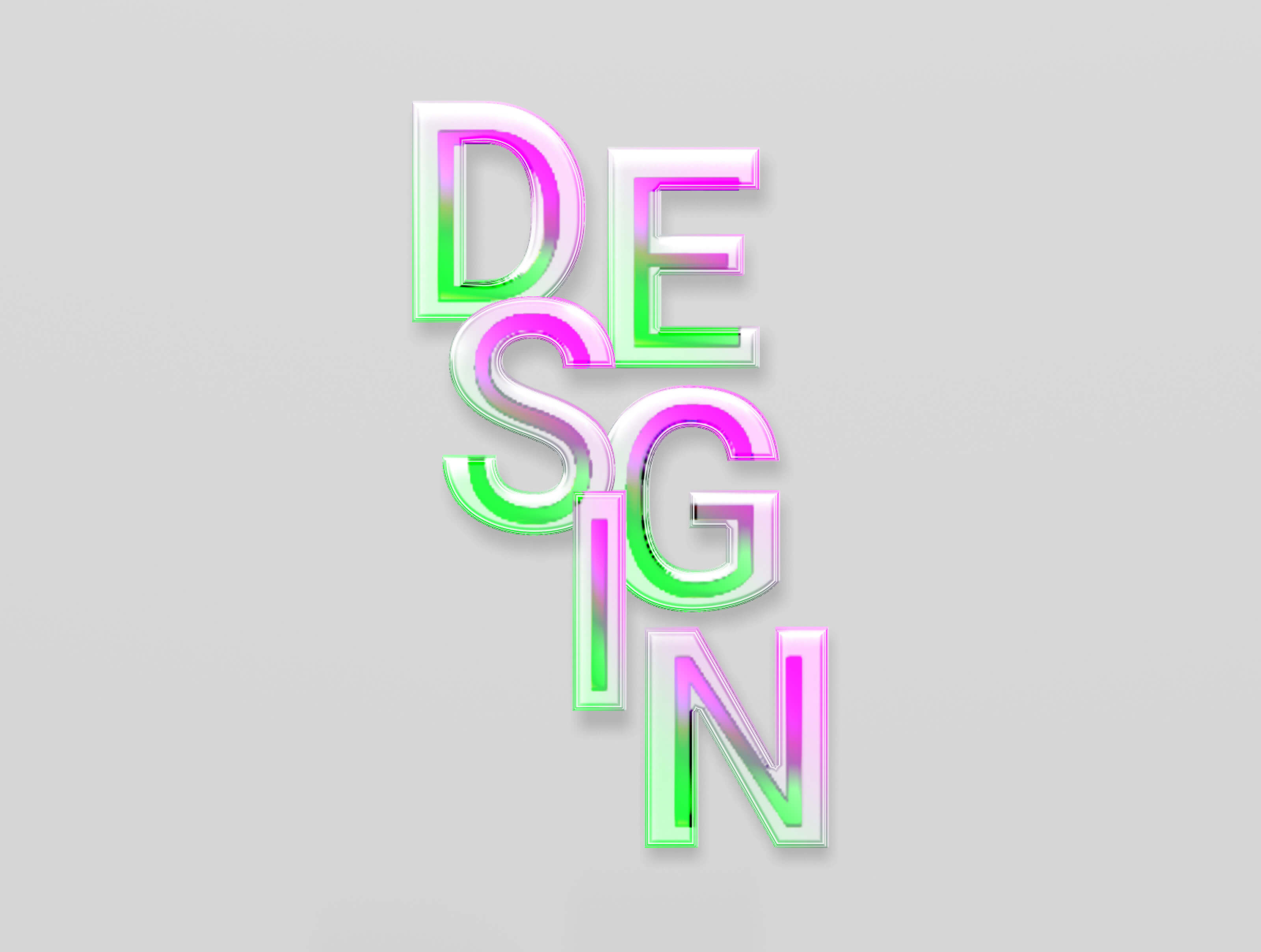 Animated 3D letters made in Spline 3d 3d letters graphic design motion graphics spline ui