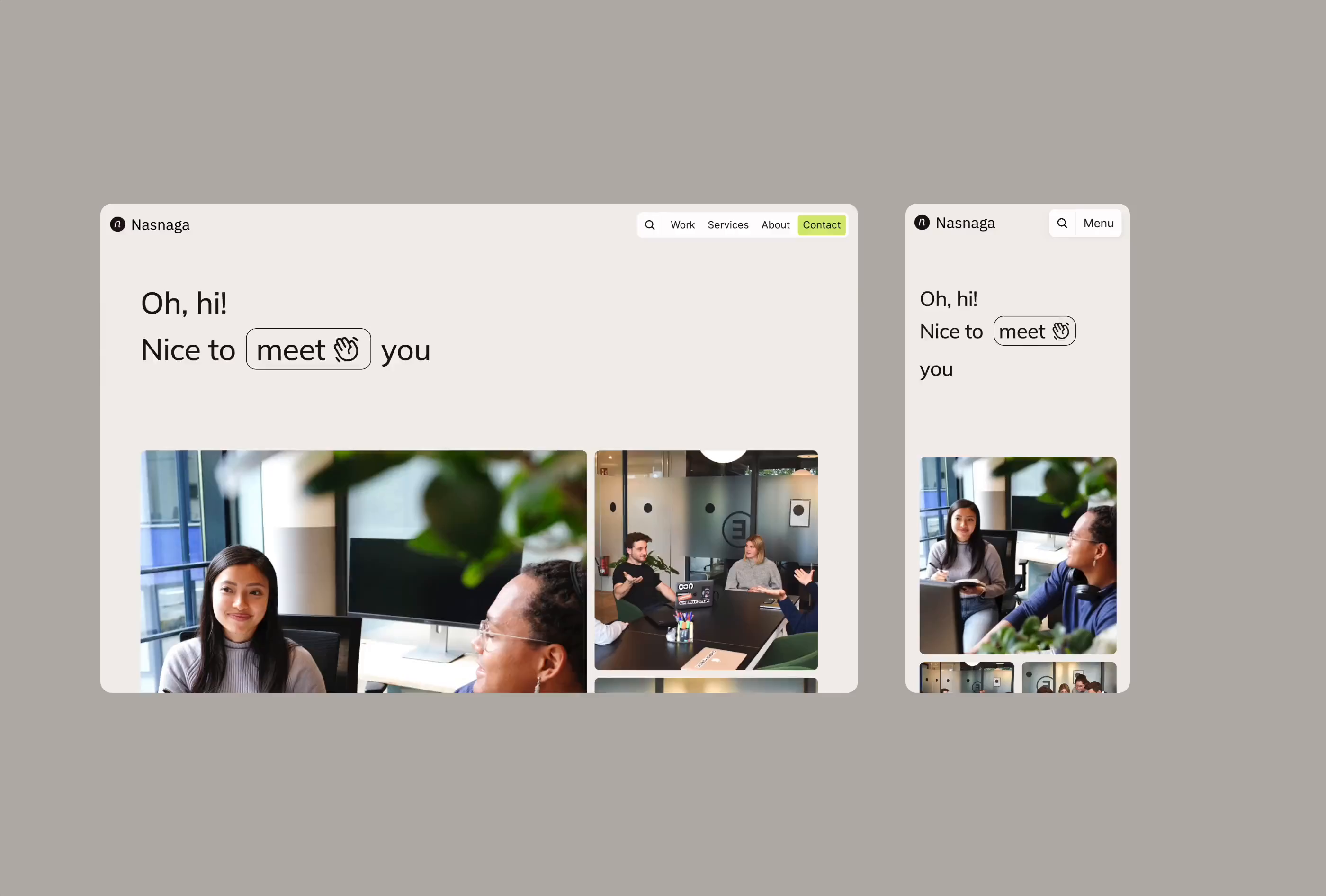 Example of Framer Multi Page Website