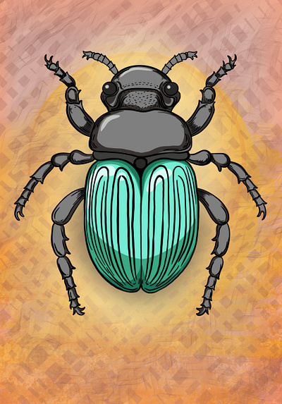 Mr. Bettle design illustration illustration design imagination procreate vector vector design