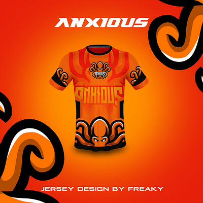 Anxious Gaming - Apparel Design esports jersey gaming apparel jersey design