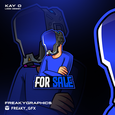 Kay O Mascot Logo - Valorant branding gamer logo logo twitch valorant valorant logo