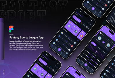 Fantasy Sports League App ⚽ app design application application design fantasybaseball fantasybasketball fantasyfootball fantasyhockey fantasysports fantasysportscommunity mobile app sportsbarfantasy sportsfantasy ui ui design uiux user experience user interface ux ux design uxui