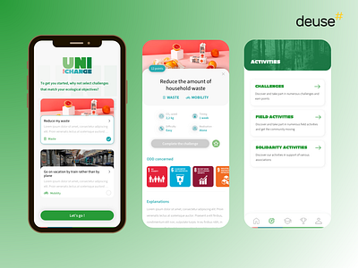 A university application for sustainability app application design graphic design illustration mobile mobileapplication ui ux