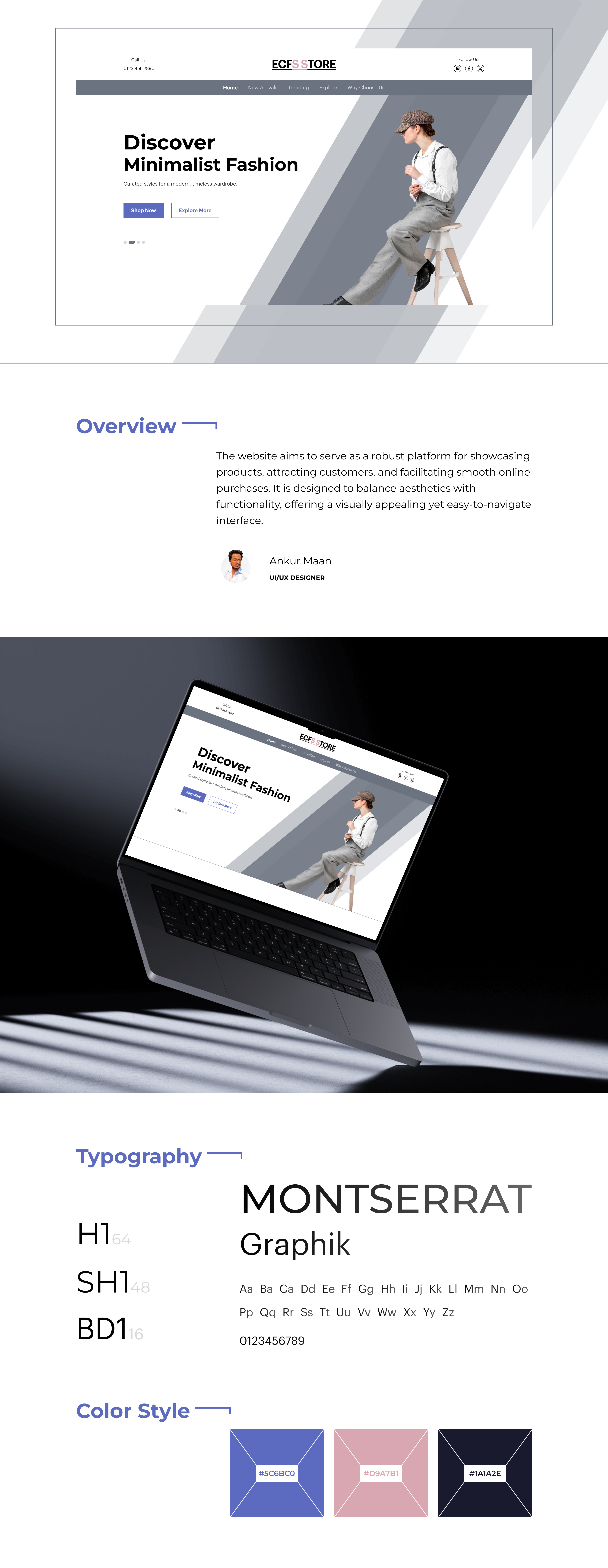 Example of Modern UI/UX Design For Web & Mobile
