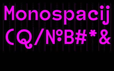 RR PARADIJS font font design foundry monospace short film specimen trio spaced type type design typography typography design work in progress