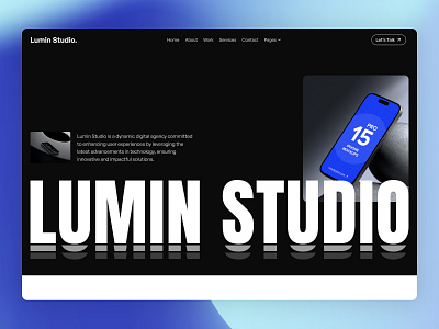 Lumin Creative Agency Framer Template agency agency website branding clean creative creative direction design design agency designer agency digital agency framer template landing page minimal modern ui ux website landing