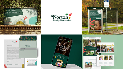 Norton Family Foundation Re-brand branding graphic design illustration logo ui