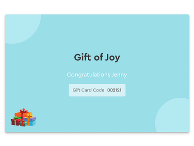 Gift Card (E-gift Card) card e card e gift card gift card wishing card