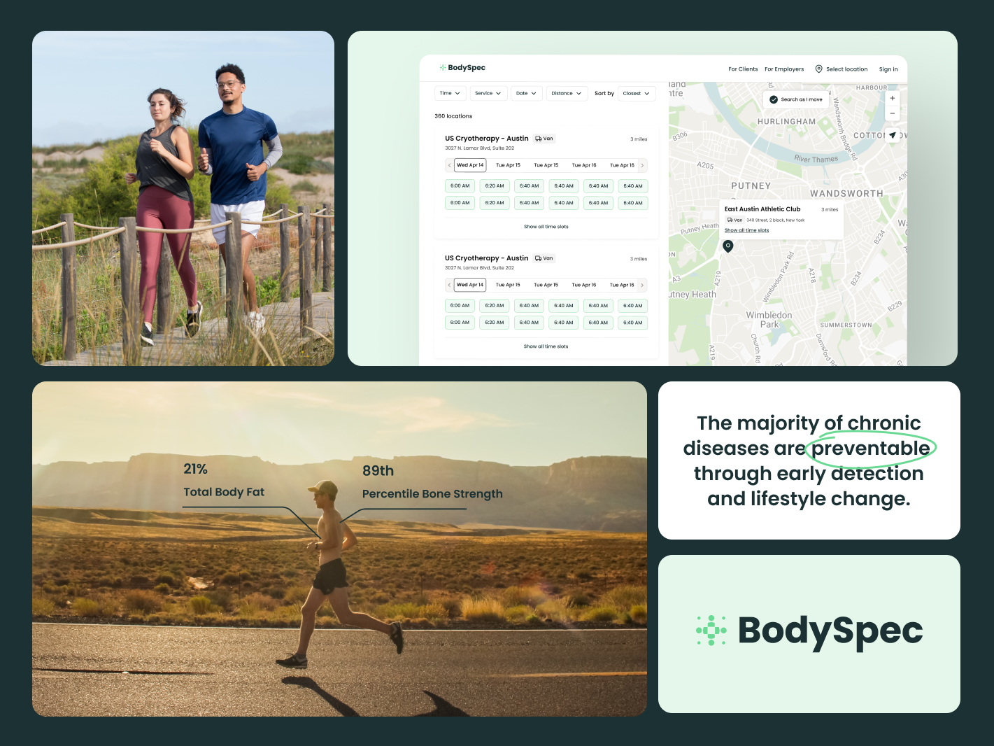Website design for fitness brand
