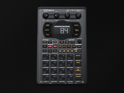 Roland - SP-404MKII (Made in Figma) app concept design ios ui ux