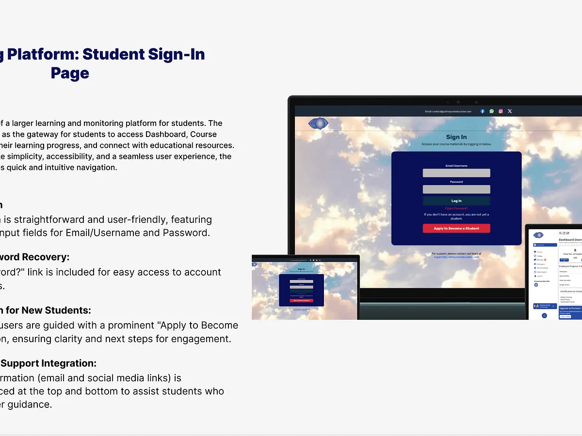 Student Login designs, themes, templates and downloadable graphic ...