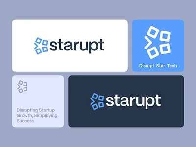 starupt - logo design branding branding design break creative logo design disrupt jeroen van eerden logo logo design modern logo negative space service star startup tool unzip visual identity design zip