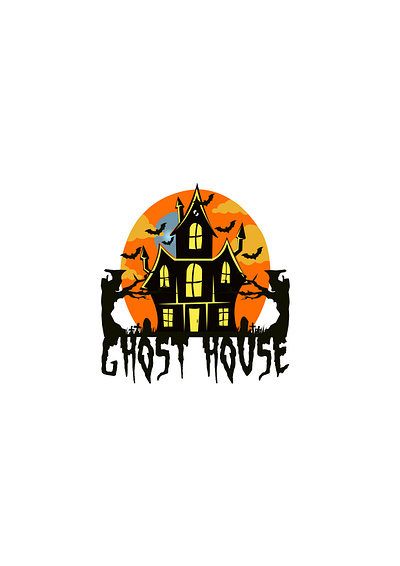 LOGO DESIGN branding ghost house graphic design illustration logo photoshop ui