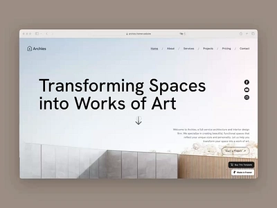 Archies – Architecture & Interior Design Framer Template architecture design architeture portfolio architeture ui creative ui dashboard design design inspiration framer template interior dashboard interior design interior portfolio modern architecture portfolio design project showcase ui inspiration ui showcase ui trends ux design