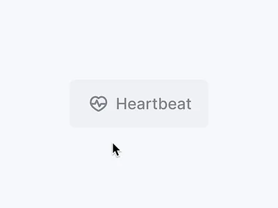 ❤ Heartbeat animation heart heartbeat icons love micro interaction mingcute motion graphics