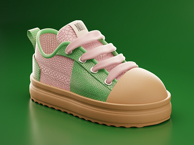 Sneakers! 👟 3d 3dart 3dillustration 3dmodeling blender design illustration