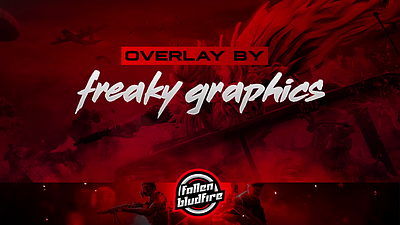 Mobile Streaming Overlay - Bludfire animation mobile overlay motion graphics overlay stream overlay streamer graphics