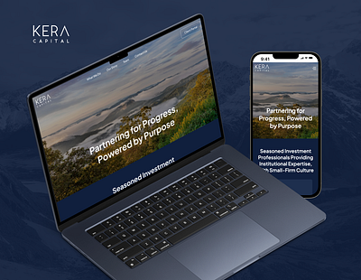 Kera Capital Partners design professional responsive design typography uiux upqode web development webdesign webflow development webflow website website design