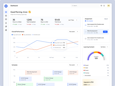 SaaS Learning Management System UX/UI Design dashboard uxui design figma learning management system learning management system tool learning management tool learning management tool design lms lms design saas saas app design saas dashboard design saas design saas tool design saas uxui design ui ux uxui