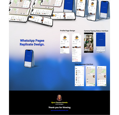 WhatsApp Design Replicate figma mobile app design ui whatsapp