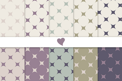 Smoky plum and olive seamless paper patterns 3d animation motion graphics