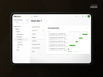 Revolutionizing agriculture with Data and Connectivit 3d animation app design branding dashboard data design geniusee graphic design logo mobile app motion graphics table ui ui ux ui design ux design