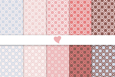 Blushing dawn seamless paper patterns 3d animation graphic design logo motion graphics ui