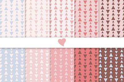 Blushing dawn seamless paper patterns 3d animation graphic design logo motion graphics ui