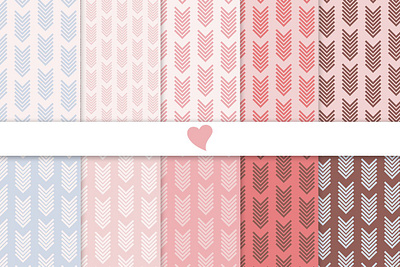 Blushing dawn seamless paper patterns 3d animation branding graphic design logo motion graphics ui