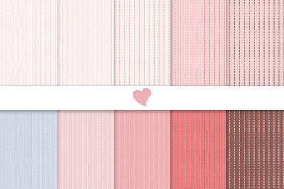 Blushing dawn seamless paper patterns 3d animation graphic design motion graphics ui