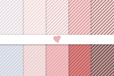 Blushing dawn seamless paper patterns 3d animation graphic design motion graphics ui