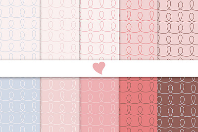 Blushing dawn seamless paper patterns 3d animation graphic design logo motion graphics ui