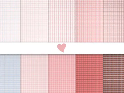 Blushing dawn seamless paper patterns 3d animation graphic design motion graphics ui