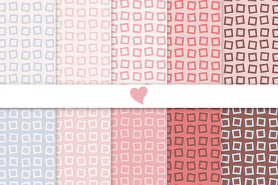 Blushing dawn seamless paper patterns 3d animation branding graphic design logo motion graphics ui