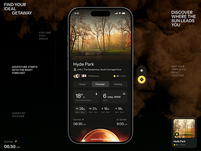 WanderWeather - UI UX Design for Mobile Weather App ai app ai assistant ai dashboard ai interface ai sign app app interfaces free app home screen mobile app design mobile app ui mobile dashboard mobile login mobile ux modern app ui tech design tech ui tech website weather app weather ui