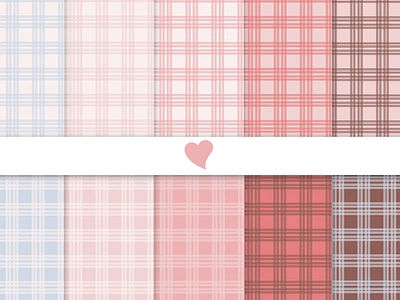 Blushing dawn seamless paper patterns 3d animation graphic design motion graphics ui