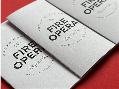 Logo & Brand Identity for The Fire Opera® branding design graphic design identity logo logo design packaging typography